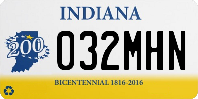 IN license plate 032MHN