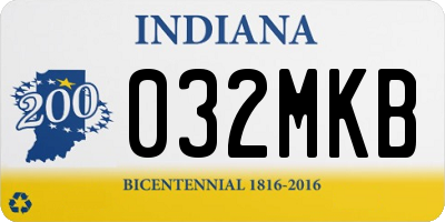IN license plate 032MKB