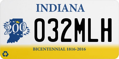 IN license plate 032MLH
