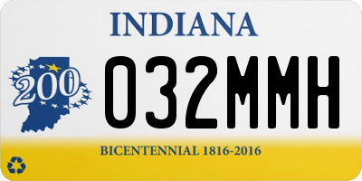 IN license plate 032MMH