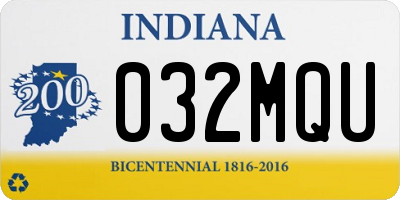IN license plate 032MQU