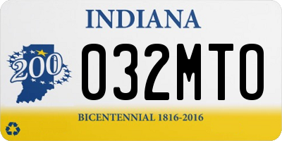 IN license plate 032MTO