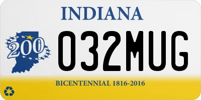 IN license plate 032MUG