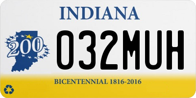 IN license plate 032MUH