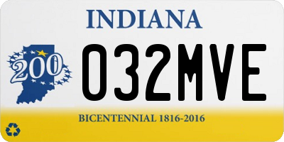 IN license plate 032MVE