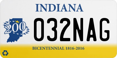IN license plate 032NAG