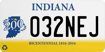 IN license plate 032NEJ