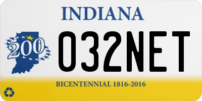 IN license plate 032NET