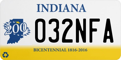 IN license plate 032NFA