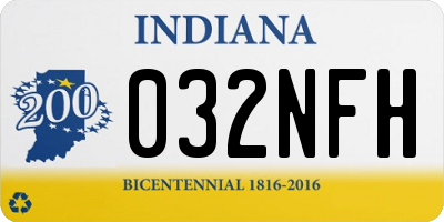 IN license plate 032NFH