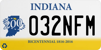 IN license plate 032NFM