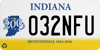 IN license plate 032NFU