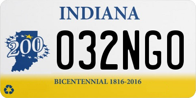 IN license plate 032NGO