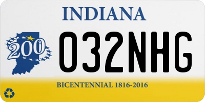 IN license plate 032NHG