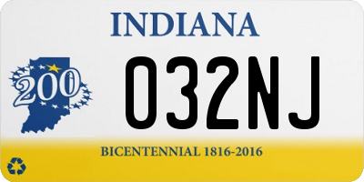 IN license plate 032NJ
