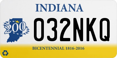 IN license plate 032NKQ