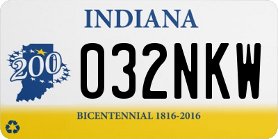 IN license plate 032NKW
