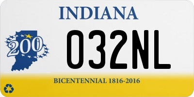 IN license plate 032NL