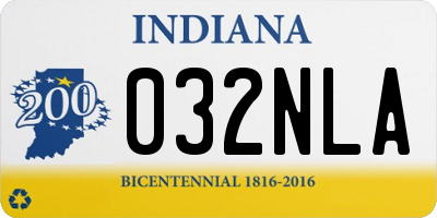 IN license plate 032NLA