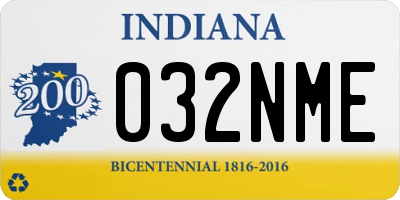 IN license plate 032NME