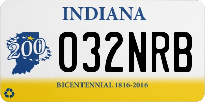 IN license plate 032NRB