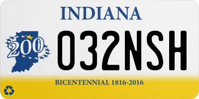 IN license plate 032NSH