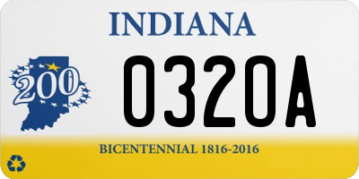 IN license plate 032OA