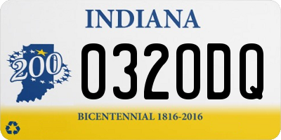 IN license plate 032ODQ