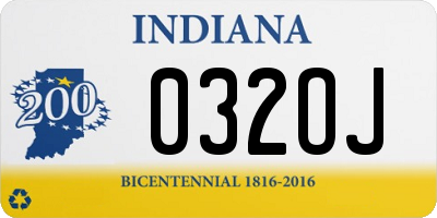 IN license plate 032OJ