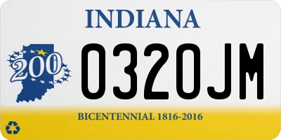 IN license plate 032OJM