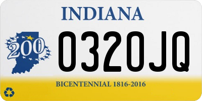 IN license plate 032OJQ