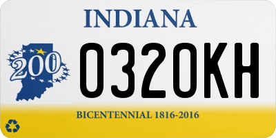 IN license plate 032OKH