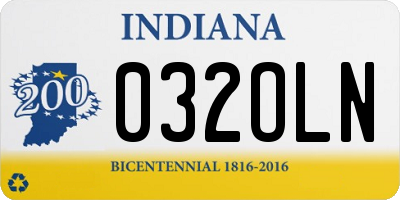 IN license plate 032OLN