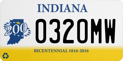 IN license plate 032OMW
