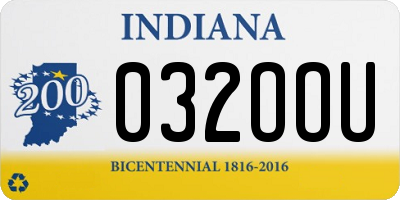 IN license plate 032OOU