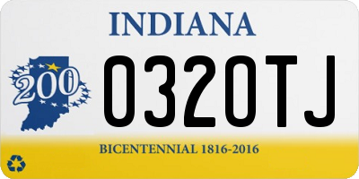 IN license plate 032OTJ