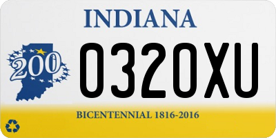 IN license plate 032OXU