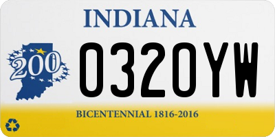 IN license plate 032OYW