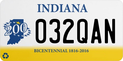IN license plate 032QAN
