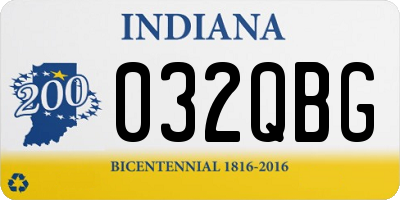 IN license plate 032QBG