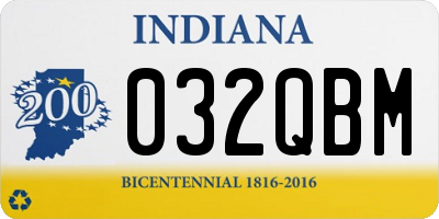 IN license plate 032QBM