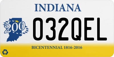 IN license plate 032QEL
