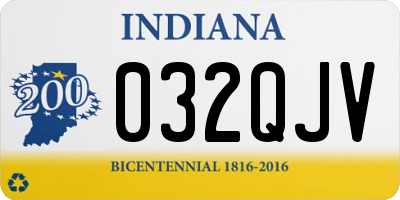 IN license plate 032QJV