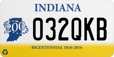 IN license plate 032QKB