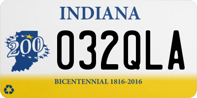 IN license plate 032QLA