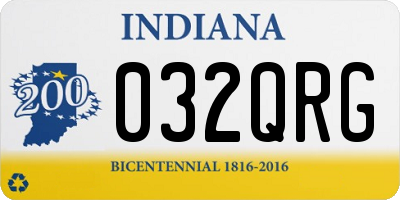 IN license plate 032QRG