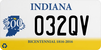 IN license plate 032QV