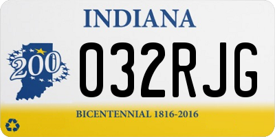 IN license plate 032RJG