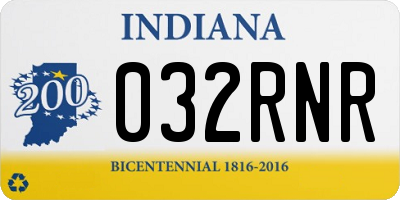 IN license plate 032RNR