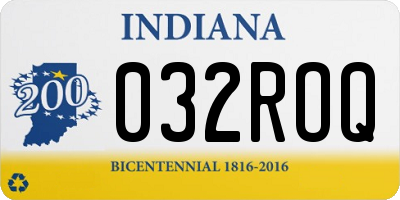 IN license plate 032ROQ